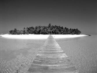 Black And White Most Beautiful Beach Wallpaper