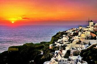 Santorini Greece Sunset