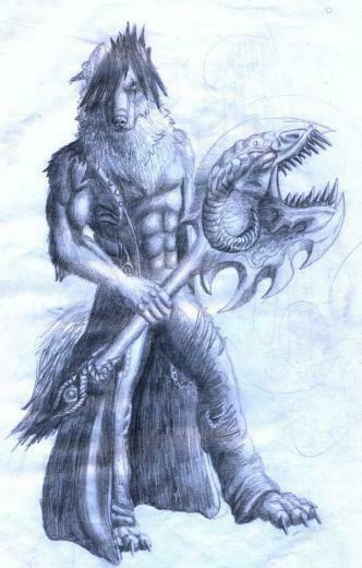 Bad Ass Wolf By Dragonio3