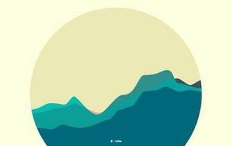 Retro Space Art Wallpaper Simple