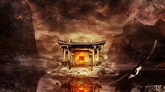 Birth Of Zhu Rong Desktopography By Billy Bogiatzoglou