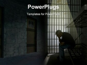 Jail Cell Background Prisoner In Old With