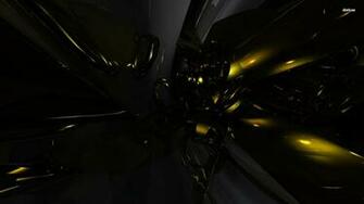 Black And Gold Node Wallpaper 3d