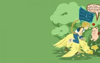 Ix Chocobo Zidane Tribal Wallpaper Art HD