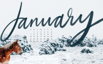 Able Tech Background For January The Everygirl