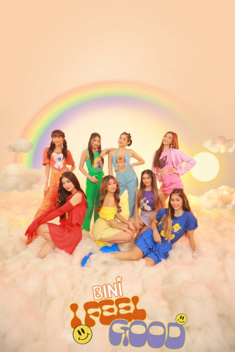 Bini Ifg I Feel Good Ot8 Cloud Concept Photo Wallpaper