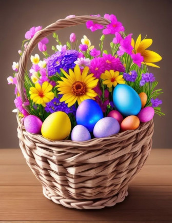 Easter Basket Wallpaper