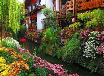 Chinese Garden Wallpaper Full Desktop Background