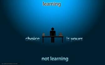 Wallpaper Learning Choice Desktop In The