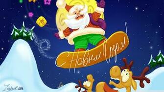Funny Santa Claus Christmas 4k HD Desktop Wallpaper For