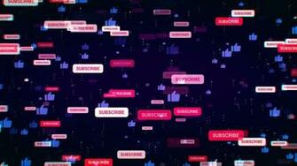 Subscribe Background Stock Motion Graphics Array