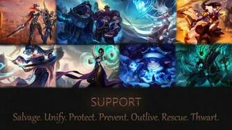 Support Wallpaper League Of Legends By Grv Mrdudu