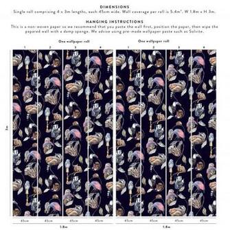 Hackney Empire Wallpaper Midnight