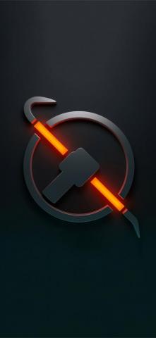 Half Life Logo 4k Samsung Galaxy Note S9 S8 iPhone