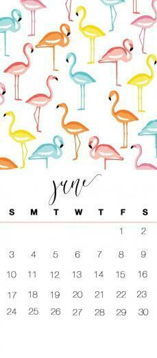 June iPhone 6s Calendar Wallpaper In