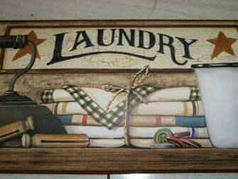 Country Primitive Stars Berries Iron Clothespins Wallpaper Border