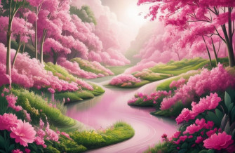 Pink Nature Wallpaper