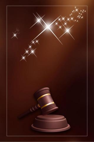 Just Rule Of Law Background Material Icon Logo