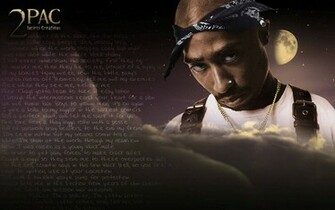2pac Shakur Staring Through Wallpaper