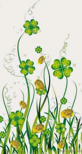 Four Leaf Clover St Patricks Day Wallpaper Background Phone