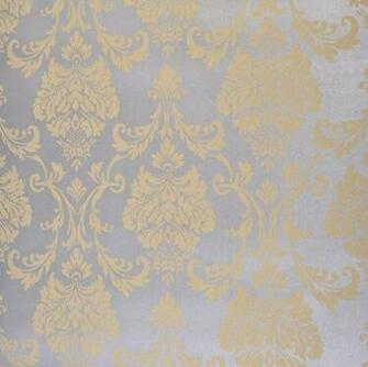 Textured Gold Glitter Metallic Floral Wallpaper Wall Paper Roll