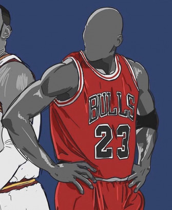 Anthony Vasquez On The Goat Michael Jordan Art Nba