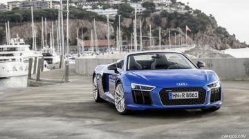 Audi R8 Wallpaper Spyder Blue