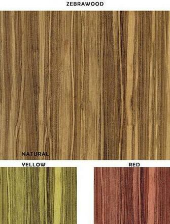 Casart Removable Zebrawood Designer Wallcovering Sample