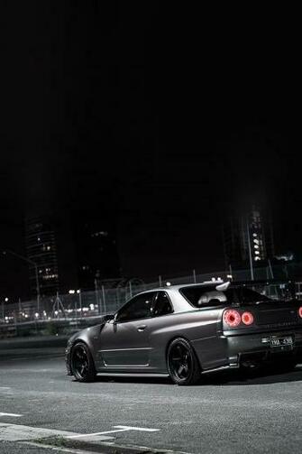 Ios7 Nissan Skyline Gtr Parallax HD iPhone iPad Wallpaper