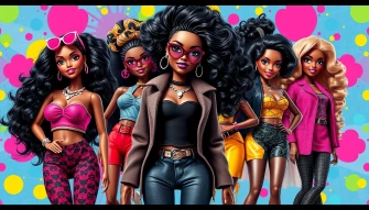 Black Barbie Wallpaper