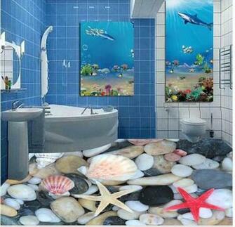 Custom Photo Floor Wallpaper 3d Stereoscopic Pebbles Mural