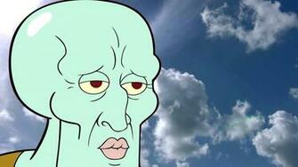 Handsome Squidward Wallpaper