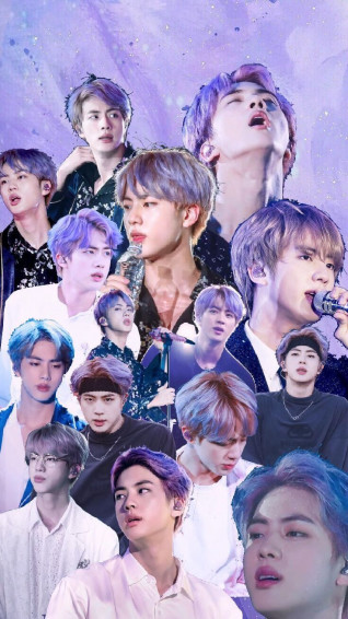 Jin Wallpaper Pastel Purple