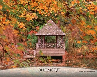 Gazbo On Biltmore Wallpaper