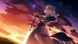 Anime Girl Warrior Fondo Escritorio Wallpaper
