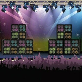 Details About Vinyl Rock Star Stage Band Background Backdrop Poster