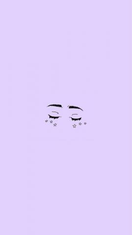 Eyelashes Quirky Wallpaper iPhone Background