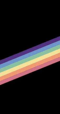 A Slightly Updates Apple Pride Wallpaper Witch Colors Matching New