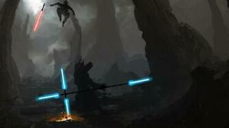 Star Wars Artwork Duel Wallpaper Cool HD