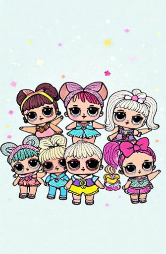 L O Surprise Dolls Wallpaper