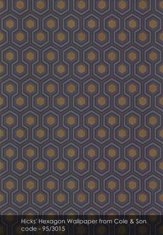 Hicks Hexagon Wallpaper From Cole Son In Complete Ore
