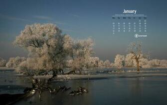 January Calendar Desktop Wallpaper Happy Holidays Day