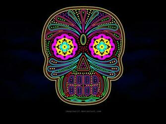 Mexican Skull Wallpaper By I Maginatif