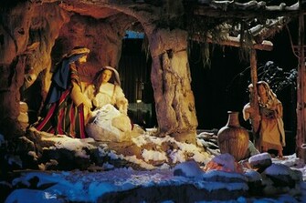 Christmas Nativity Scene Wallpaper