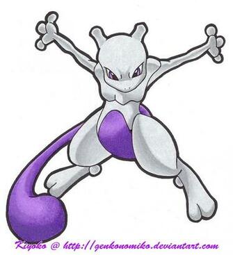 Pokemon Mewtwo By Genkonomiko