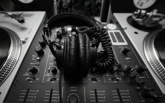 Headphone Audifonos Dj Turntable Tornamesa Wallpaper Pictures