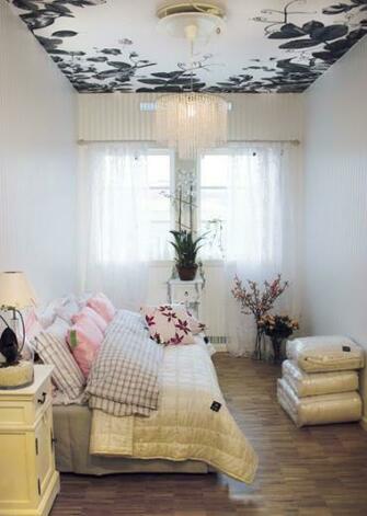 Ceiling Cover Up Boring Or Imperfect Ceilings With Wallpaper Home