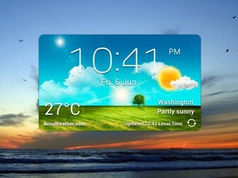 Gs3 Clock Weather Widget HD For Xwidget Updated By Jimking On
