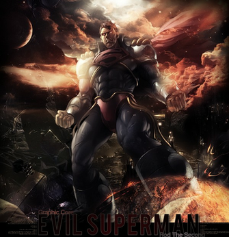 Evil Superman Wallpaper Lp By