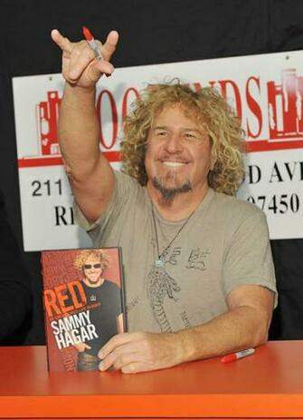 Sammy Hagar Pictures Signs Copies Of